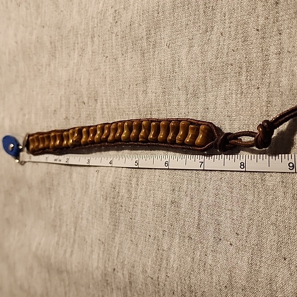 Men's Bracelet with Buffalo Button - Picture 2 of 9